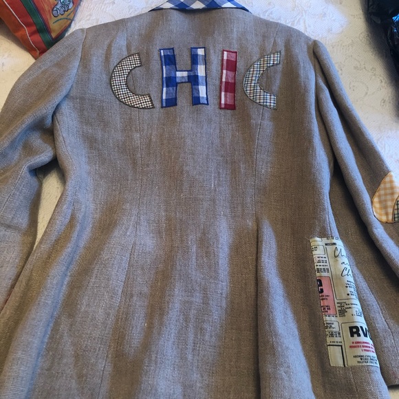 Authentic Vintage Moschino Linen Blazer - Picture 6 of 9